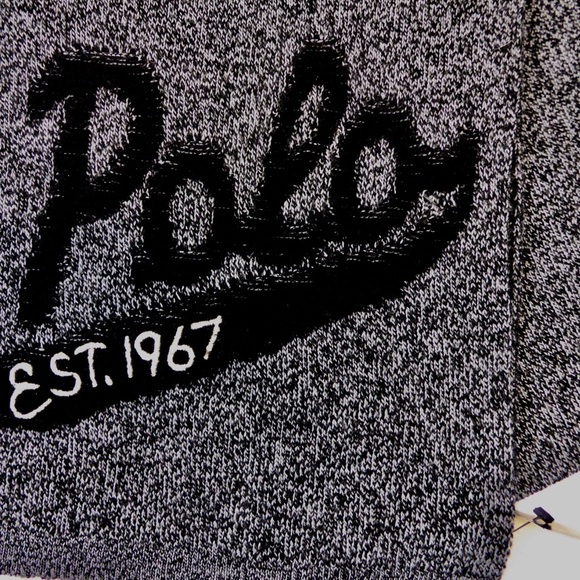 Polo Ralph Lauren 1967 Varsity Scarf Beanie Hat Set NWT RL Merino Wool - Picture 5 of 8